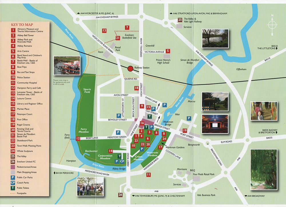 Evesham map